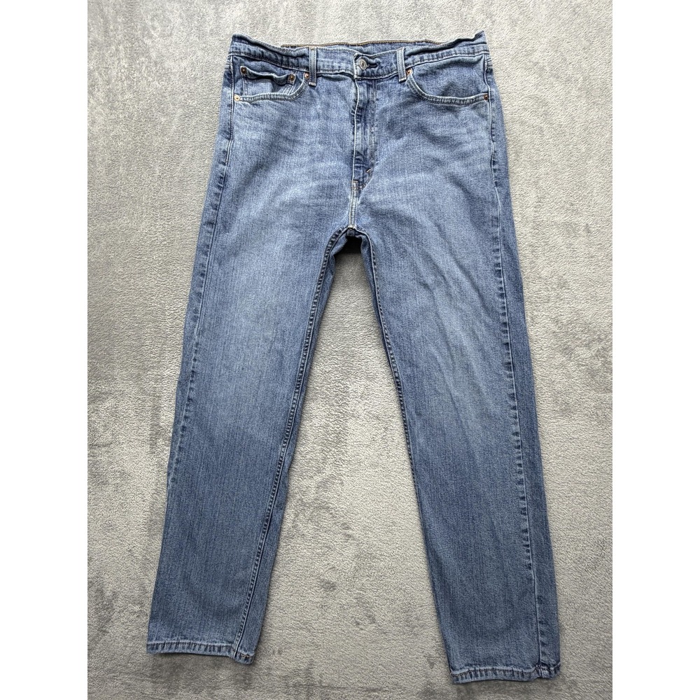 Levis 505 Jeans‎ Mens Measured 36x31 Blue Straight Leg Pants Medium Wash